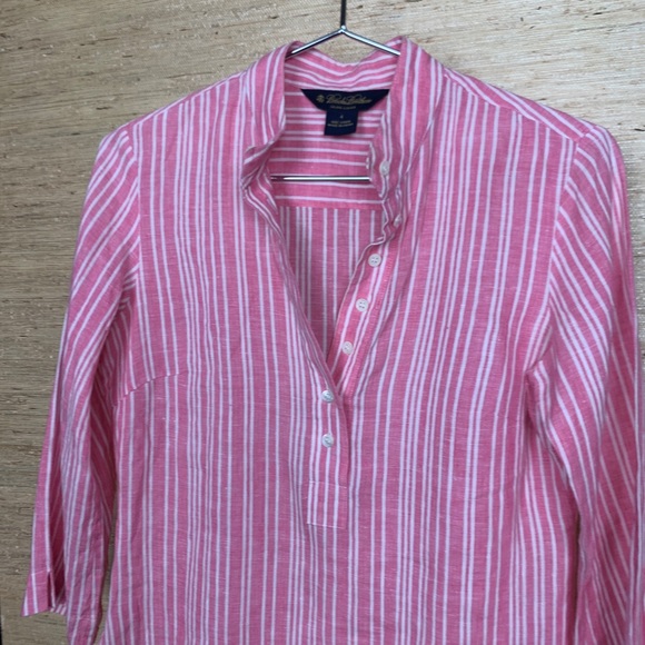 Brooks Brothers Irish Linen 3/4 Sleeve Tunic - Picture 4 of 8